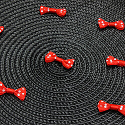 Puantiyeli Grogren Fiyonk 3 cm Kırmızı - 2