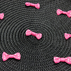 Puantiyeli Grogren Fiyonk 3 cm Neon Pembe - 2