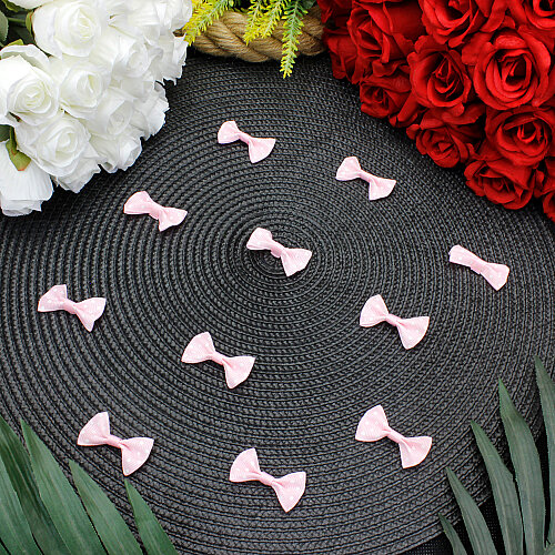 Puantiyeli Grogren Fiyonk 4 cm Açık Pembe - Toptanalim