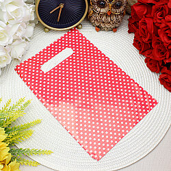 Puantiyeli Hediyelik El Geçme Poşeti Kırmızı 17x25 cm 50’li Paket - 1