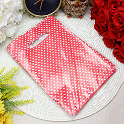 Puantiyeli Hediyelik El Geçme Poşeti Kırmızı 17x25 cm 50’li Paket - 2