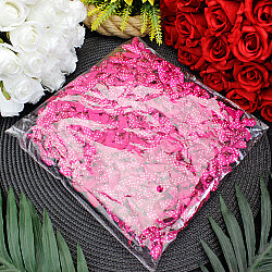 Puantiyeli Saten Fiyonk 4 cm Neon Pembe - 3