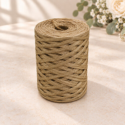 Rafya İp 200 gr Bobin Kraft - 3