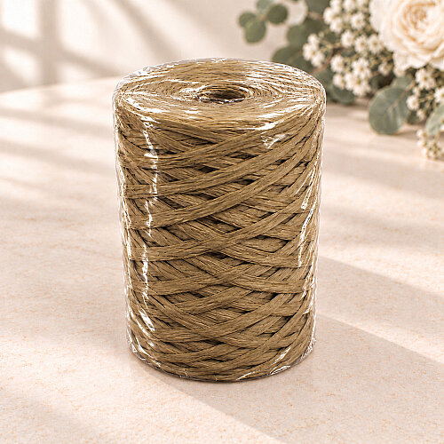Rafya İp 200 gr Bobin Kraft - 4