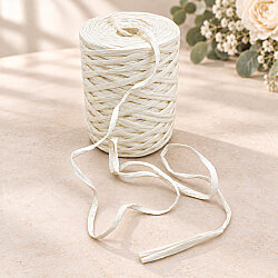 Rafya İp 200 gr Bobin Krem - 1