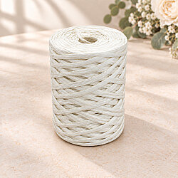 Rafya İp 200 gr Bobin Krem - 3