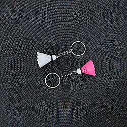 Renkli, Badminton, Anahtarlık, 2x3,5 cm, 12’Li, Paket - 3