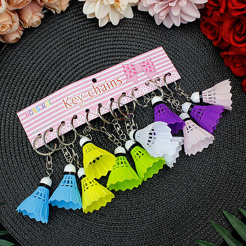 Renkli Badminton Anahtarlık 3,5x5 cm 12’Li Paket - 4