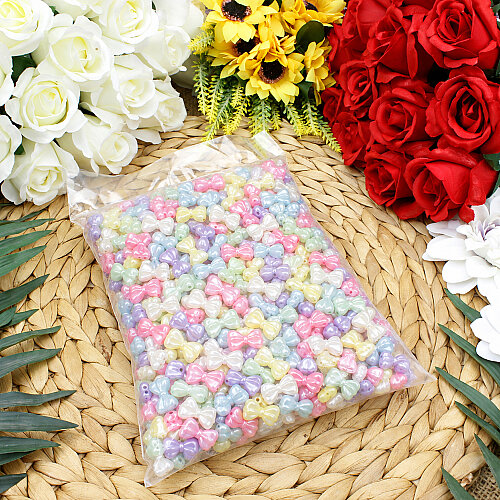  Renkli Fiyonk Boncuk 10x18 mm (500 gr) - 3