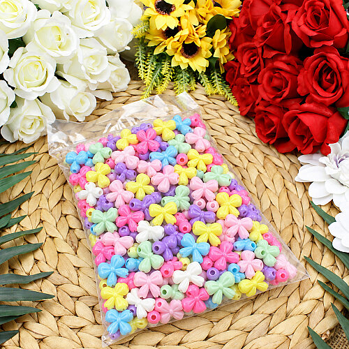 Renkli Fiyonk Boncuk 15x20 mm (500 gr) - 3