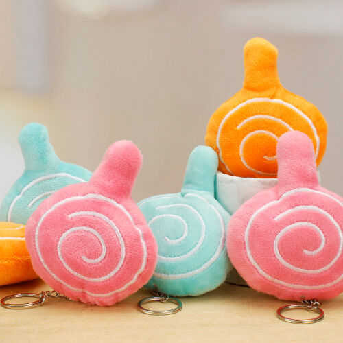 Renkli Lolipop Anahtarlık 12'Li Paket - Kare Dekor