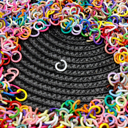 Renkli Oval Metal Atlama Halkası 8,8 mm (100’lü Paket) - 3