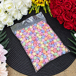 Renkli Pastel Gülen Yüz Yıldız Boncuk 8 mm - 3