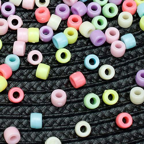 Renkli Pastel Pony Boncuk 5x6,5 mm (1000’li Paket) - Toptanalim (1)