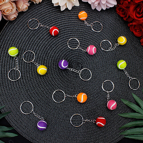 Renkli Tenis Topu Anahtarlık 12’li Paket - Toptanalim (1)