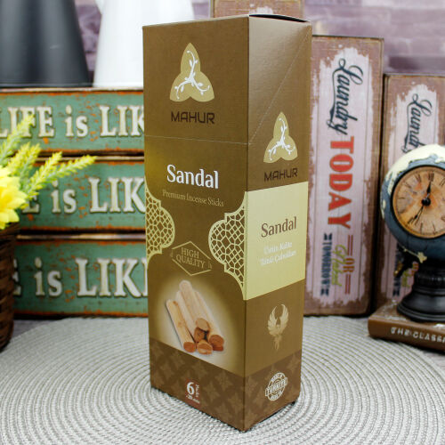 Sandal Ağacı Kokulu Premium Tütsü Çubukları - Kare Dekor (1)
