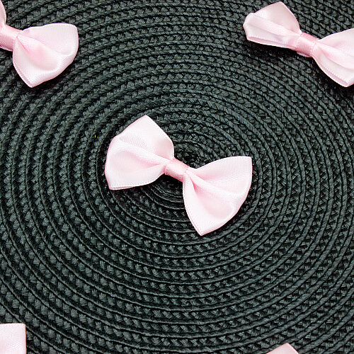 Saten Fiyonk 5 cm Açık Pembe - Toptanalim (1)