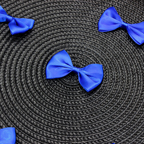 Saten Fiyonk 5 cm Saks Mavisi - Toptanalim (1)