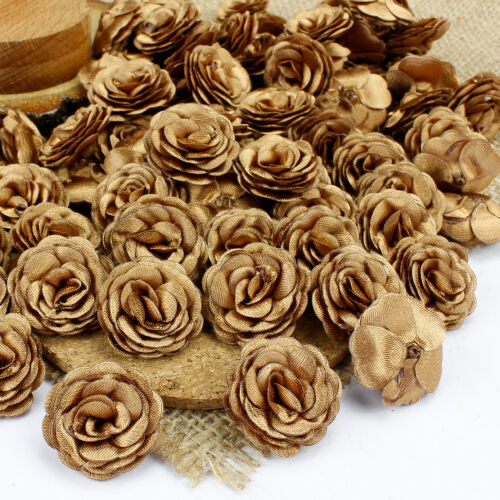 Saten Kumaş Katmerli Kahverengi 3 Cm - Kare Dekor