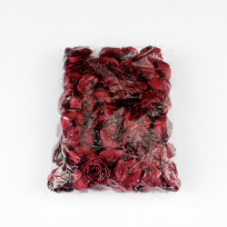 Saten Kumaş Katmerli Koyu Bordo 3 Cm - 3