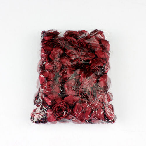 Saten Kumaş Katmerli Koyu Bordo 3 Cm - 3