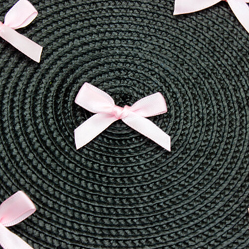 Saten Kurdele Fiyonk 5 cm Açık Pembe - Toptanalim (1)