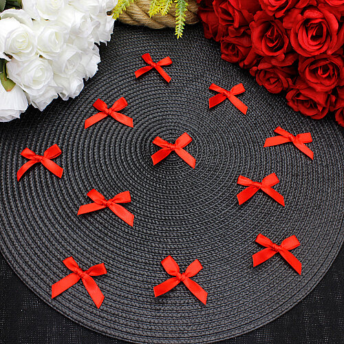 Saten Kurdele Fiyonk 5 cm Kırmızı - Toptanalim