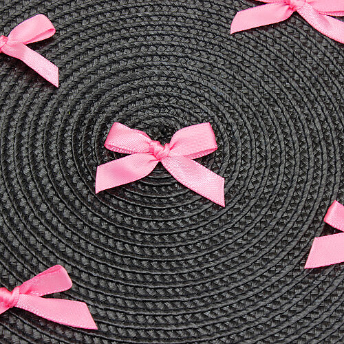 Saten Kurdele Fiyonk 5 cm Pembe - Toptanalim (1)
