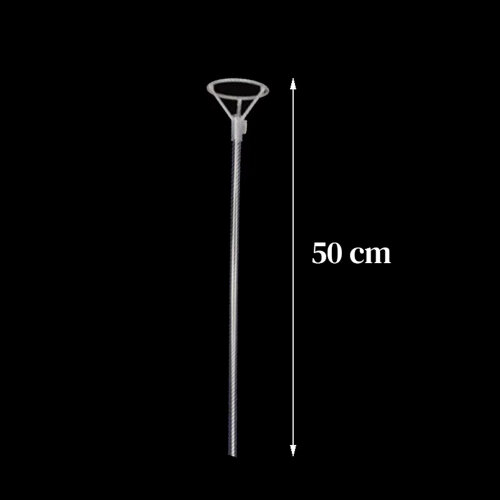 Şeffaf Balon Tutucu 50CM - Kare Dekor (1)