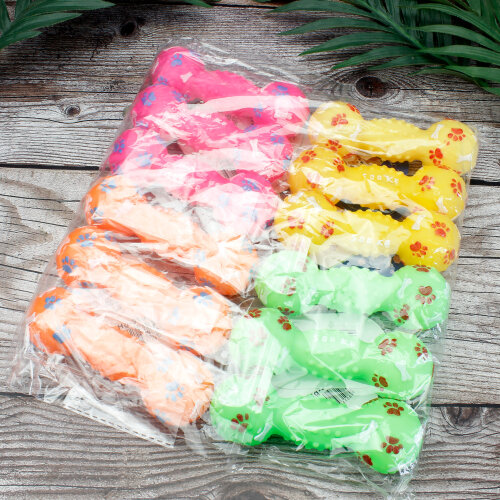 Sesli Kedi Köpek Pet Toys 12'li Paket - Kare Dekor (1)