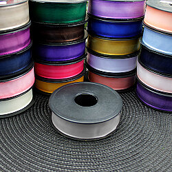 Şifon Kurdele 2,5 cm 20 Metre Gri - 3