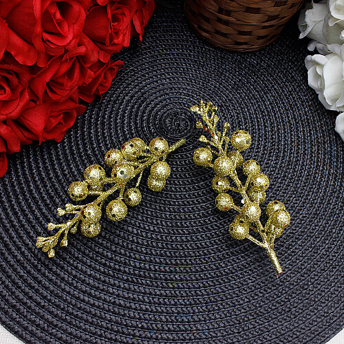 Simli Berry Dalı Gold 13 cm - Toptanalim