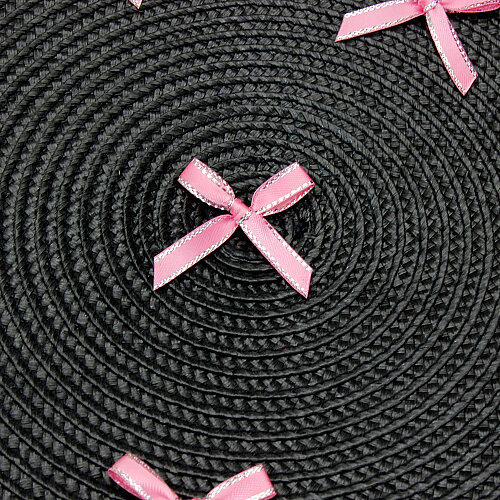 Simli Şerit Fiyonk 4 cm Pembe - Toptanalim (1)