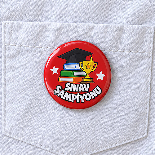 Sınav Şampiyonu Rozeti 20’li Paket - Toptanalim