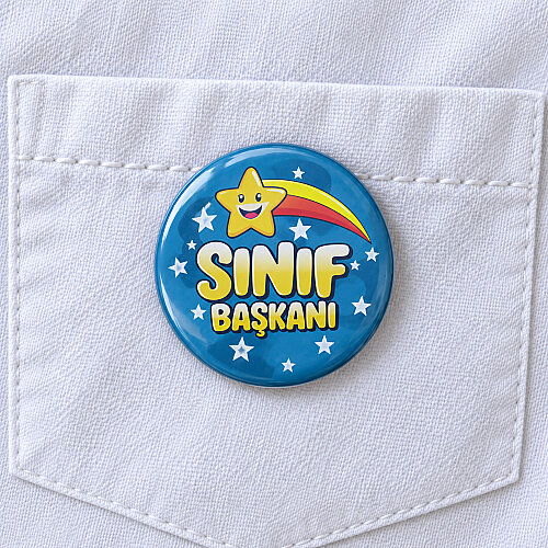 Sınıf Başkanı Rozeti 20’li Paket - Toptanalim