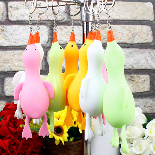Squishy Sulu Ördek Anahtarlık 12’li Paket - Toptanalim