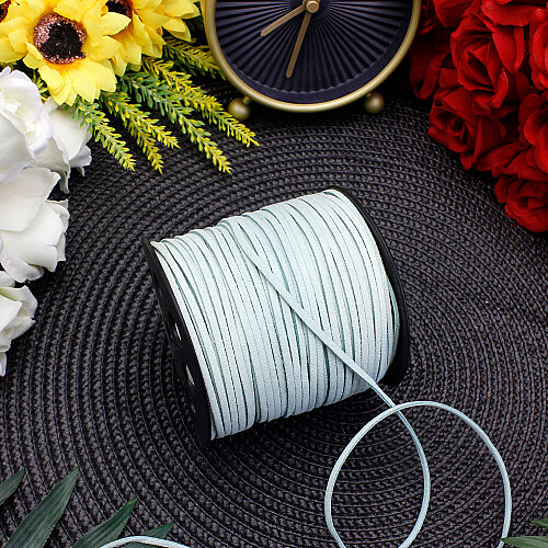 Süet Bileklik ve Kolye Yapım İpi 92 Metre Makara Mint Yeşili - Toptanalim