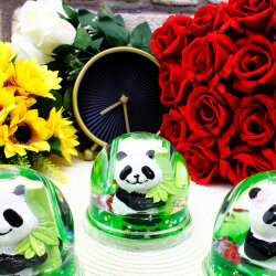 Sulu Batmayan Panda Kalemlik Biblo - 2