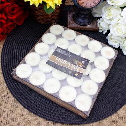 Tealight Mum 50’li Paket Beyaz Renk - 2