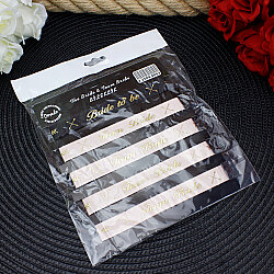 Team Bride Bride To Be Kurdele Bekarlığa Veda Bilekliği 5'li Set Pudra Siyah Rose Gold Yazılı - 3