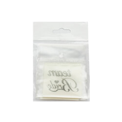 Team Bride Kalp Şekilli Bekarlığa Veda Dövmesi Gümüş Renk 10'lu Paket - 2