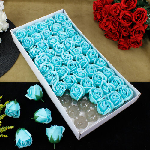 Turkuaz Sabun Gül 50'li Paket - Toptanalim (1)