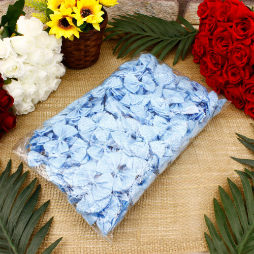 Üçlü Puantiyeli Grogren Fiyonk Açık Mavi 6,5 Cm - 3