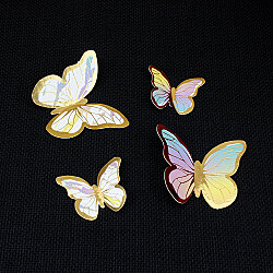 Varak Baskılı Pastel Renkli Kelebek 126'lı Paket - 2