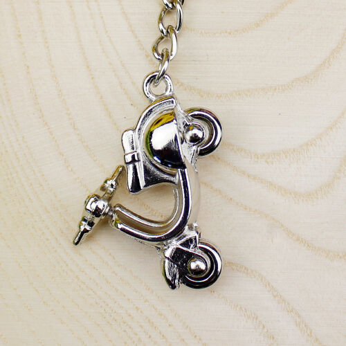 Vespa Metal Anahtarlık - Kare Dekor (1)