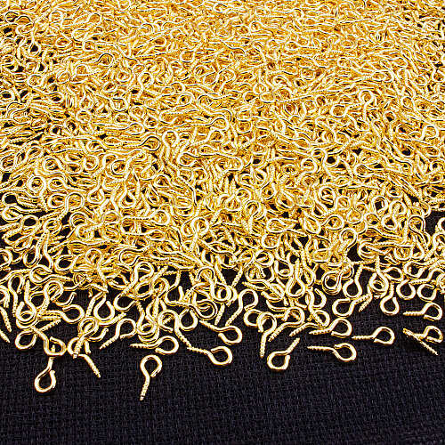 Vidalı Uçlu Takı Çivisi 250'li Paket Gold 10,5 mm - Toptanalim