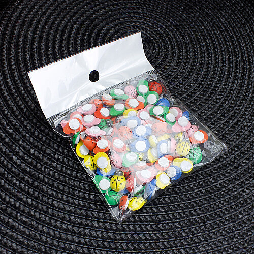 Yapışkanlı Uğur Böceği Karışık Renk 100’lü Paket - 3