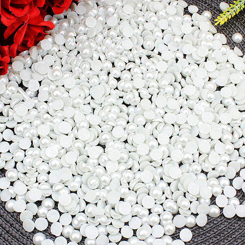 Yarım İnci Beyaz 8 mm 250 gr - Toptanalim