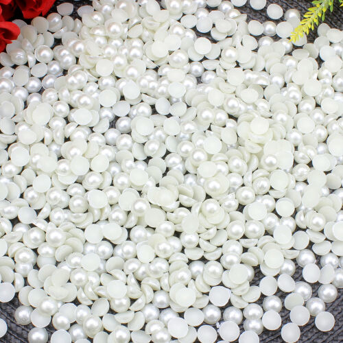 Yarım İnci Krem 10 mm 250gr - Kare Dekor