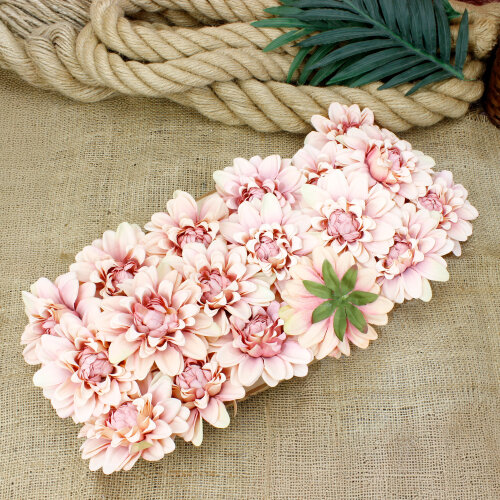 Yıldız Çiçeği Pudra Pembe 10 cm 18’li Paket - Toptanalim
